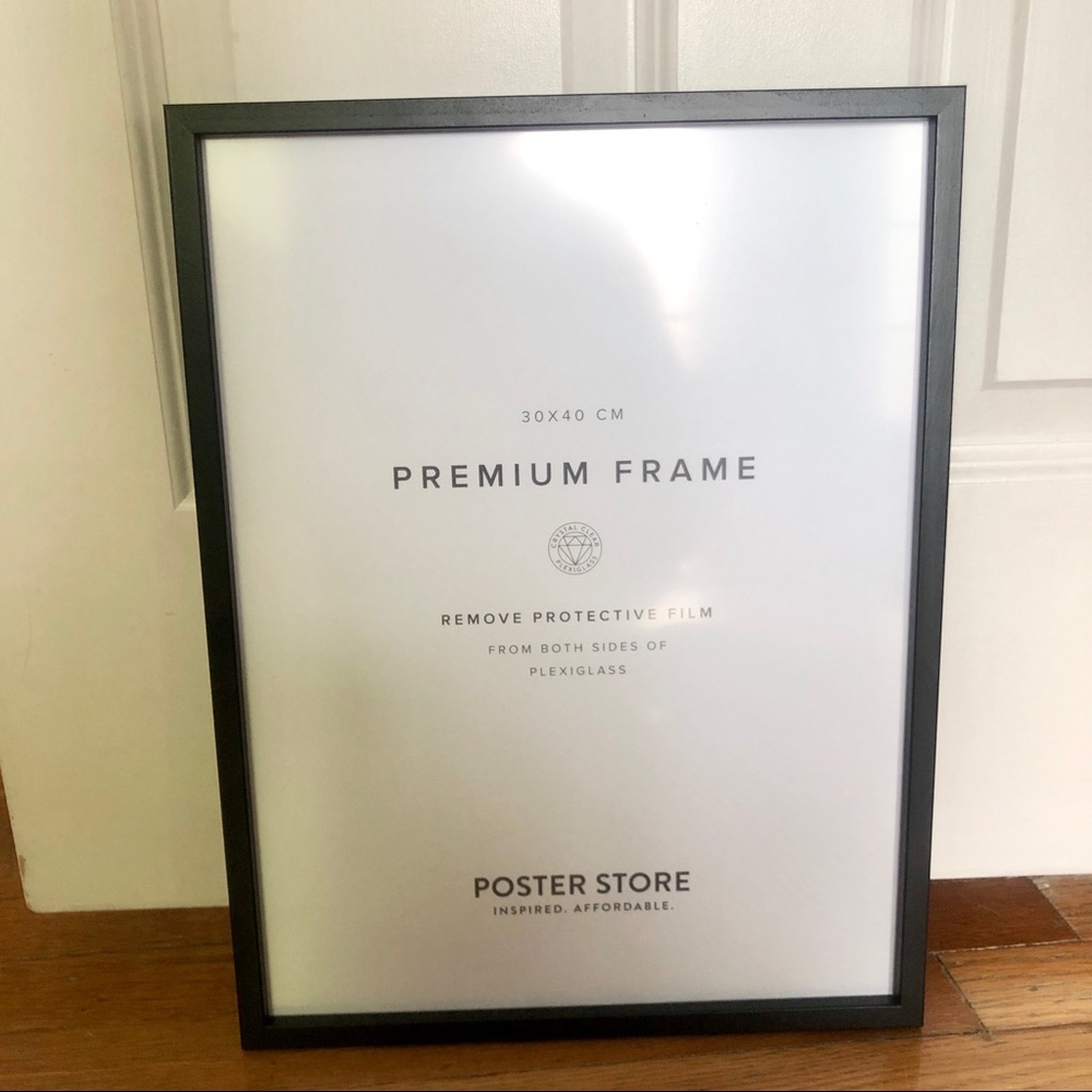 Black poster frame